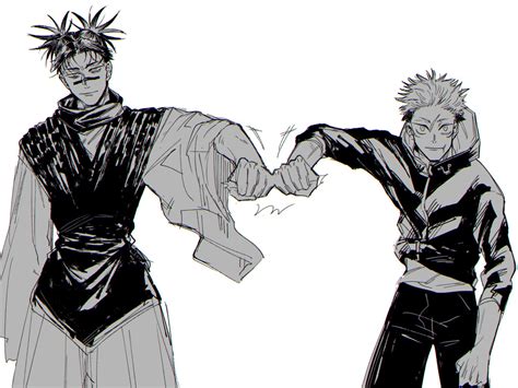 pin  urjoy  jujutsu kaisen cute drawings jujutsu anime guys