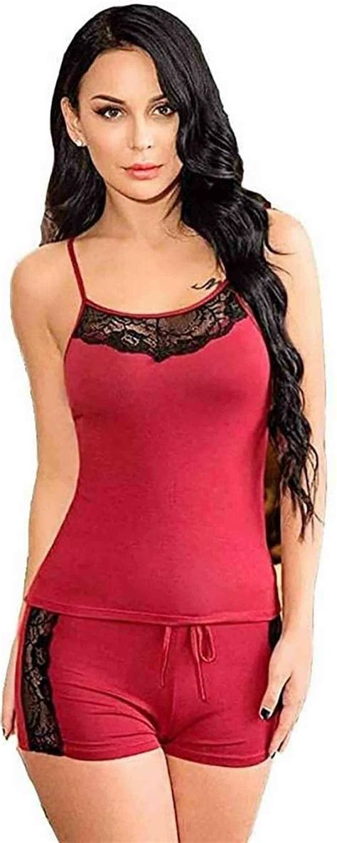 Buy Zxs Style Women Maroon Babydoll Lingerie Set Online At Best Prices In India Jiomart