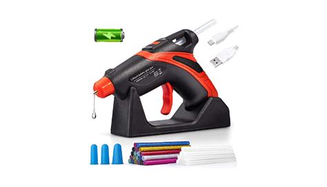 Cordless Hot Glue Gun Fast Preheating Gun Kit With Pcs Sticks Usb Rechargeable Melt Tools For
