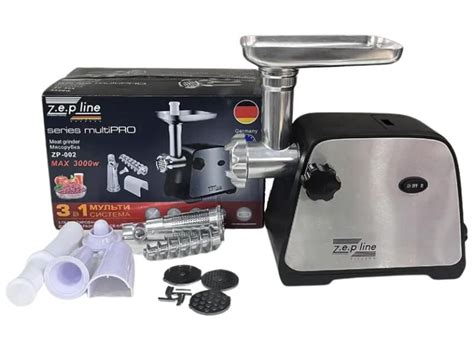 Мясорубка Zepline ZP-002 с соковыжималкой 3000 Вт – фото, отзывы ...