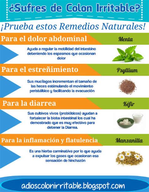 7 Fabulosos Remedios Caseros Para Aliviar El Colon Irritable ~ Adiós Colon Irritable