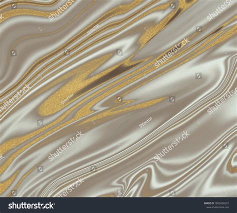 Nude Liquid Ink Gold Glitter Texture Stock Vector Royalty Free 1892836591