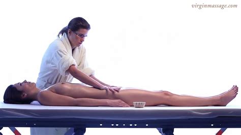 Brunette Babe Adrien First Time Massaged Redtube