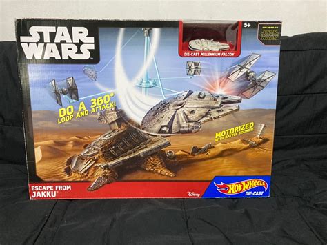 Hot Wheels Star Wars Escape From Jakku Playset Hobbies Toys Toys Games On Carousell