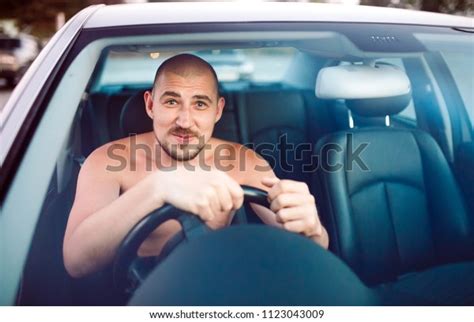 Naked Man Car Traffic Jam Stock Photo Shutterstock