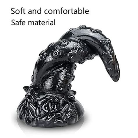 Consolador Anal Negro Con Ventosa Consolador Ultrasuave Para Mujeres Hombres Uso Manos Libres