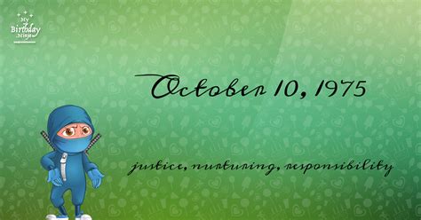 25 Fun Birthday Facts About October 10 1975 You Must Know