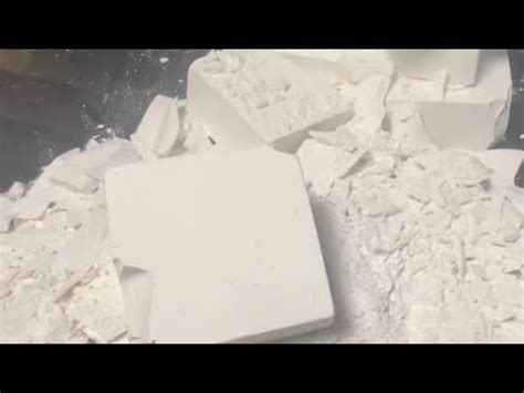 Chalk Shaving Making Thins Shards Play Crushing Gym Chalk ASMR