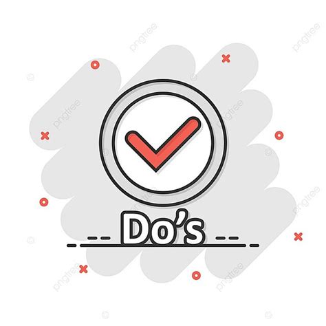 Comicstyle Vector Cartoon Illustration Of A Dos Sign Icon With Business