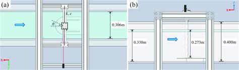 Sketch Of The Circulating Water Flume A Plan View And B Side View