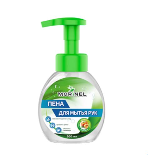 Пена для мытья рук Morinel с ароматом персика | отзывы