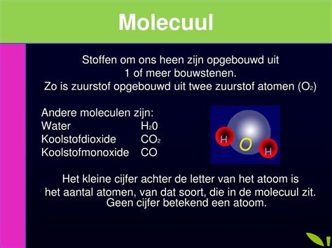 Ppt Atomen Moleculen En Reactieschema Powerpoint Presentation Free