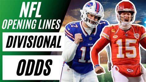 NFL OPENING LINES REPORT NFL Divisional Round Odds Point Spreads