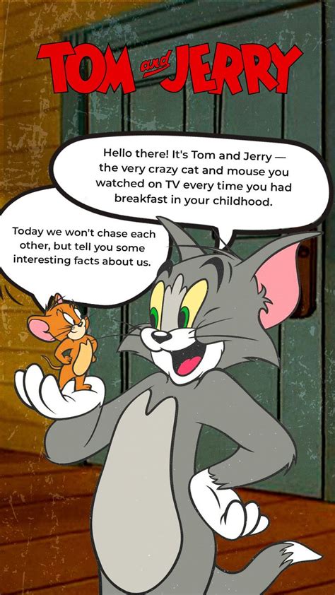 Tom & Jerry Interesting Facts | Fun facts, Funny cartoon, 90s cartoon