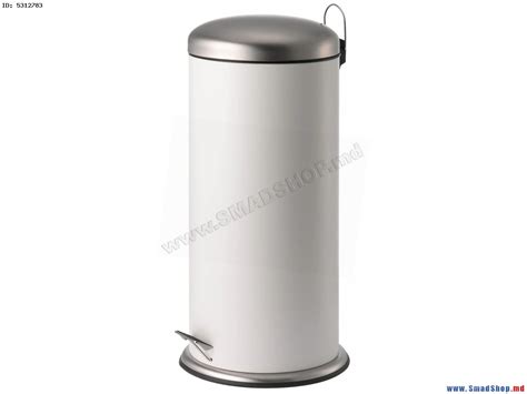 Ведро с откидной крышкой Ikea Mjosa 30L (Белый) купить в Кишиневе ...