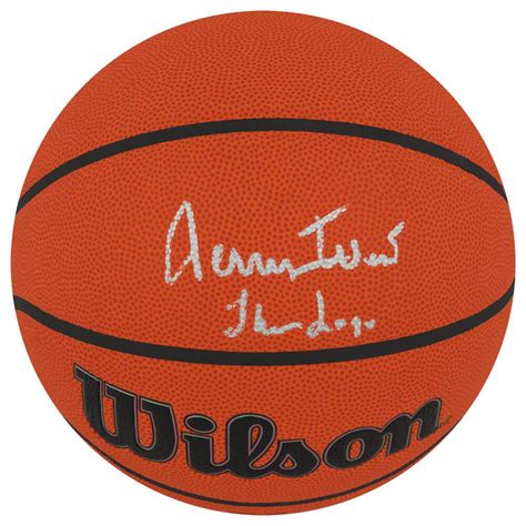 Jerry West Signed Nba Basketball Inscribed The Logo Schwartz