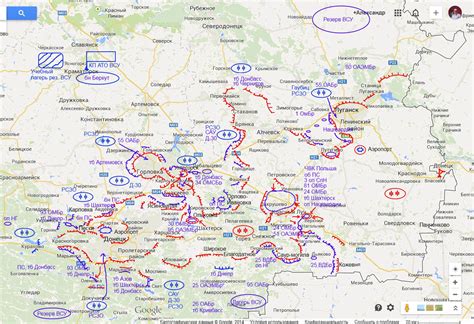 Тактическая карта украины