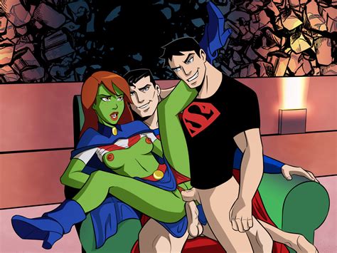 Miss Martian V Superman And Superboy By MisterMultiverse Hentai Foundry