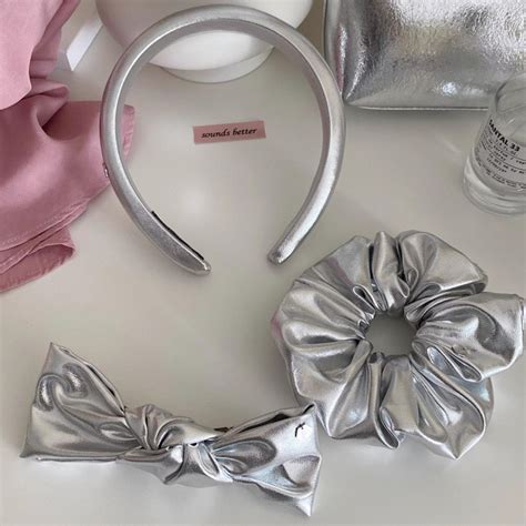 Hululu sweet Cool Hot Girl Sweet Cool Dopamine กบตดผมหนงสเงน ยางรดผม Shopee Thailand