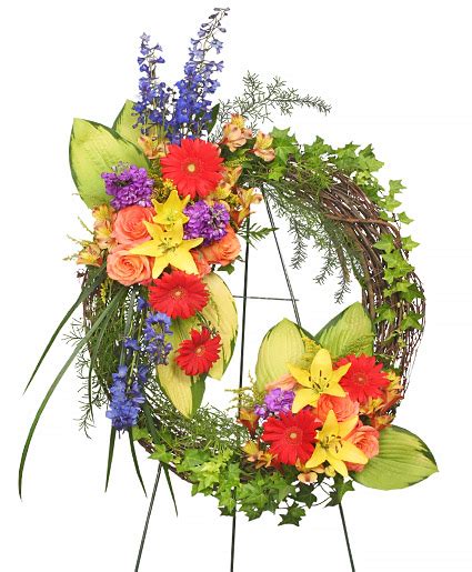 BRILLIANT SYMPATHY WREATH Funeral Flowers | | Flower Shop Network