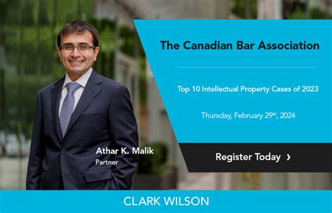 Athar Malik To Discuss The Top Intellectual Property Cases Of