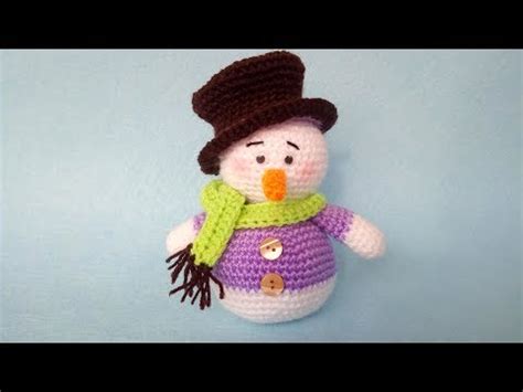 53 Pupazzo Di Neve Amigurumi Uncinetto Tutorial Snowman Amigurumi