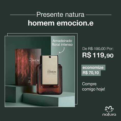 Presente Natura Homem Emocion E Natura Brasil