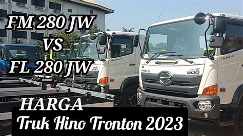 Harga Truk Tronton Hino Fl Jw Vs Fm Jw Hino Hino