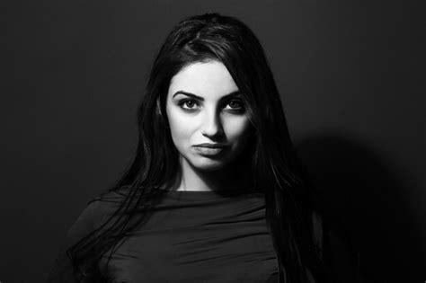 Free Photo Portrait Of Beautiful Brunette With Long Hair