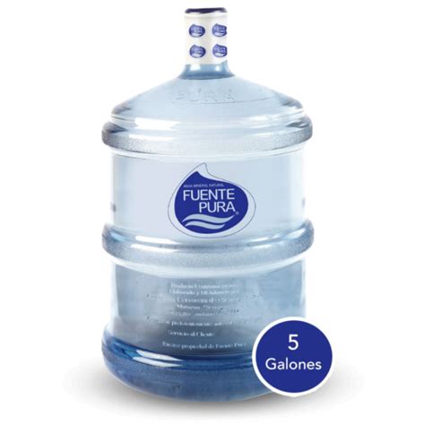 Agua Fuente Pura Botellón 5 Galones Licorería La Reserva