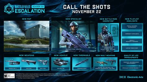 Battlefield Season Escalation Battle Pass Trailer Showcases