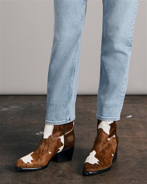 Clyde Boot Calf Hair Cow Print Rag And Bone