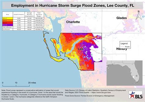 Employment, wages, and establishment counts in hurricane flood zones