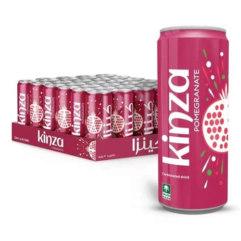 250ml Kinza 30 Pomegranate Carbonated Drink Packaging Type Can At