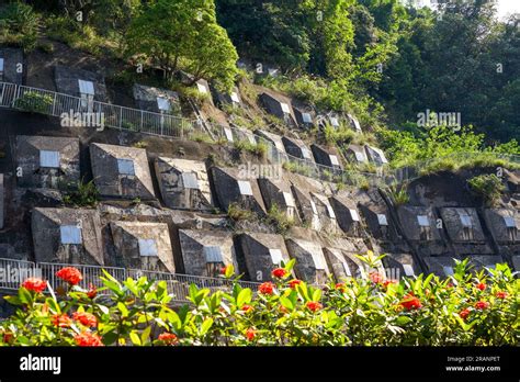 Protective Buildings Built On Hillsides In Hong Kong Stock Photo Alamy