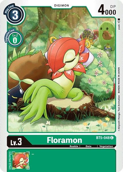 Floramon - Battle of Omni - Digimon Card Game