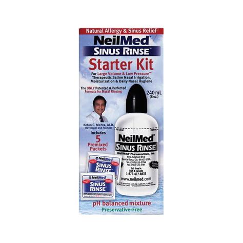 Neilmed Sinus Rinse Starter Kit Each Walmart