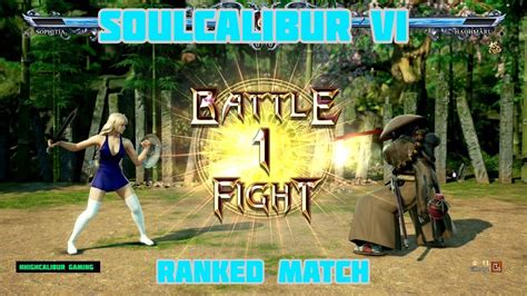 Soulcalibur Vi Sophitia Vs Haohmaru Gilledge Ranked Match Youtube