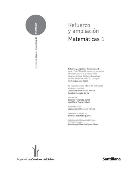 PDF Refuerzo y ampliación Matemáticas 1 miplumierprofes PDF