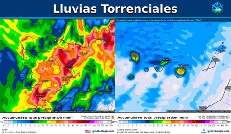 Última Hora Del Evento De Lluvias Torrenciales ⛈️ Sobre España Una Muestra De La Incertidumbre