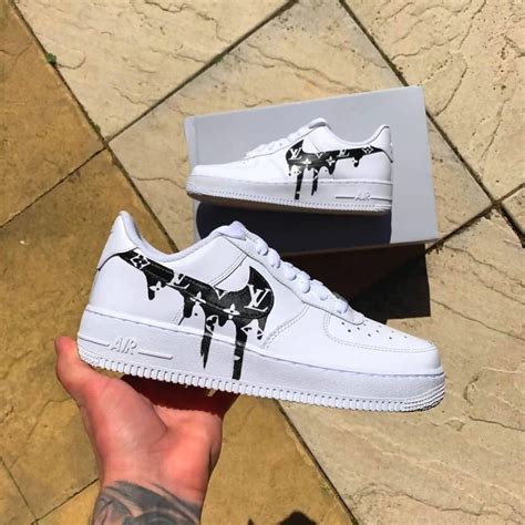 LV Drip Air Force 1 Custom Daniel Customs