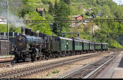 1367 SBB Historic B 3 4 at Gurtnellen Switzerland by Georg Trüb