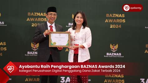 Ayobantu Raih Penghargaan Baznas Awards Kategori Perusahaan