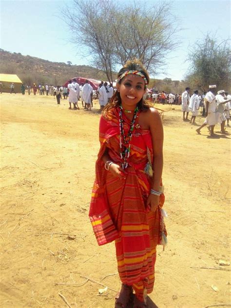 Beautiful Oromo Girl With Borana Dress Oromo People Ethiopian Women Africa People