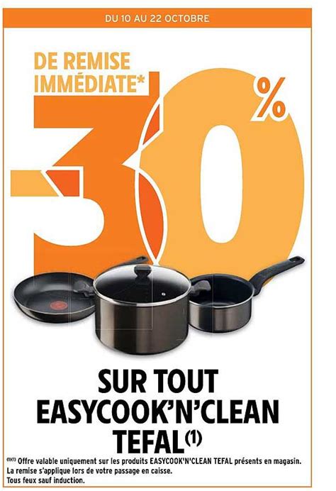 Promo Easycook N Clean Tefal Chez Intermarch Hyper Icatalogue Fr