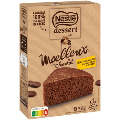 Promo Pr Paration G Teau Moelleux Au Chocolat Nestle Chez Auchan