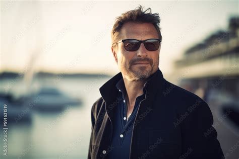 Medium Shot Portrait Photography Of A Satisfied Man In His 40s Wearing