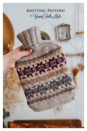 Maxine Hot Water Bottle Cover Knitting Pattern Knitting Pattern