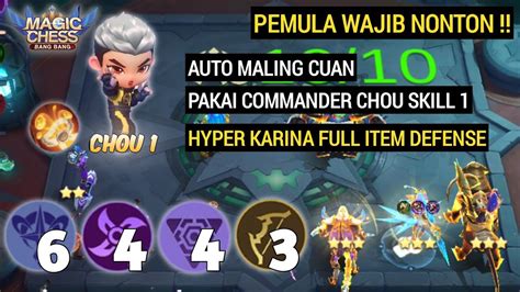 NEW GAMEPLAY CHOU SKILL 1 I CARA MUDAH MENANG PAKAI COMMANDER CHOU