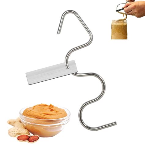 Peanut Butter Stirrer Stainless Steel Nut Butter Stirrer